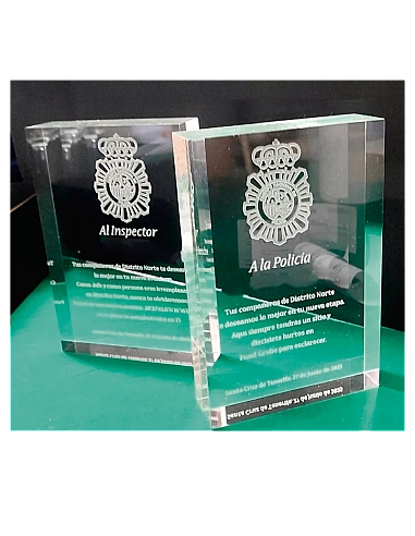 Placa Conmemorativa 3 cm grosor