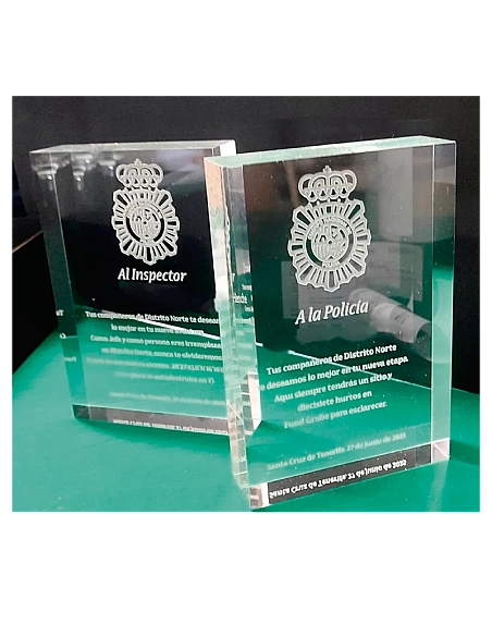 Placa Conmemorativa 3 cm grosor