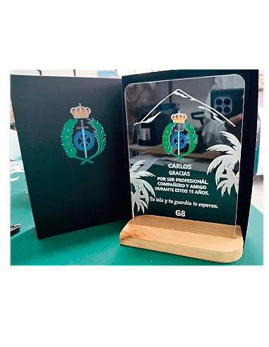 PLACA IMPRESA ESPECIAL EVENTO / TROFEO