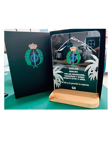 PLACA IMPRESA ESPECIAL EVENTO / TROFEO
