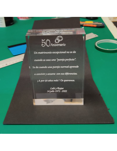 Placa Conmemorativa 3 cm grosor