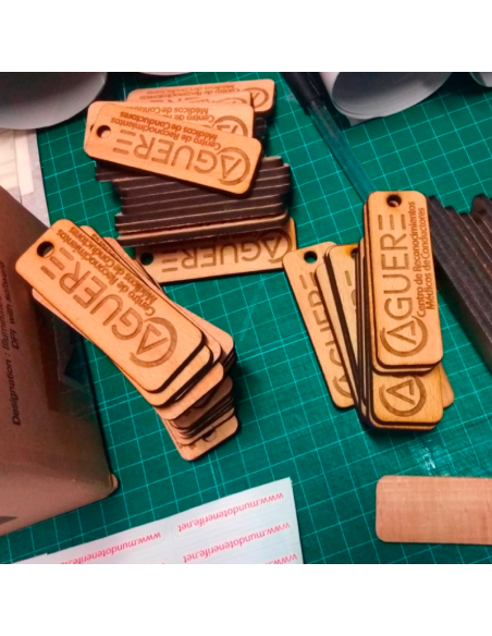 Llavero personalizado en grabado y marcado láser