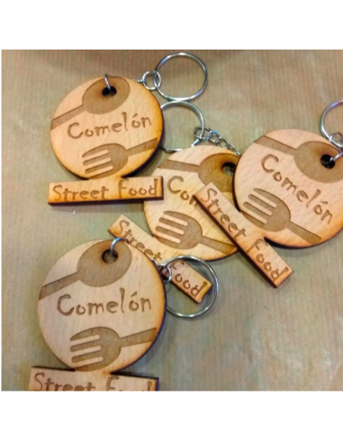 Llavero personalizado en grabado y marcado láser