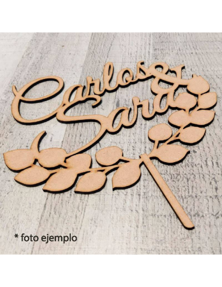 "Topper "-Cake Toppers personalizados para tartas