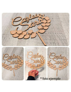 "Topper "-Cake Toppers personalizados para tartas 2