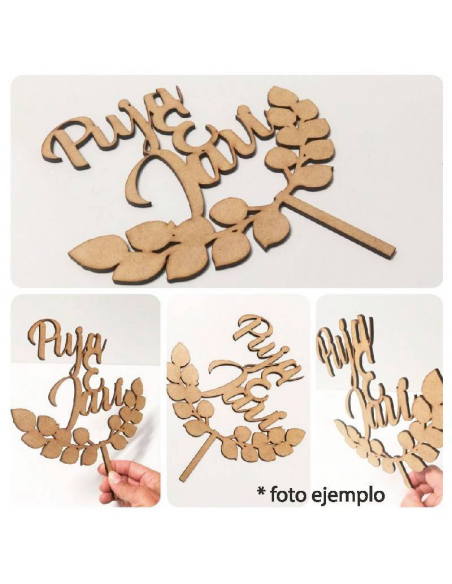 "Topper "-Cake Toppers personalizados para tartas