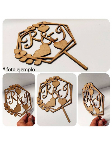 "Topper "-Cake Toppers personalizados para tartas
