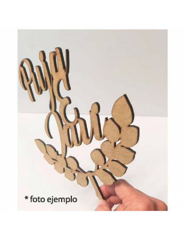 "Topper "-Cake Toppers personalizados para tartas
