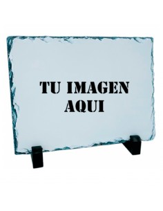 Piedra Pizarra para tu foto, con base de apoyo.
