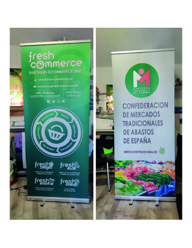 Displey enrollable publicitario