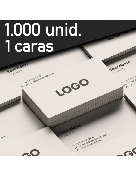 Tarjetas de presentación 1.000 UND.
