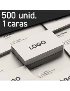 Tarjetas de presentación 500 UND.