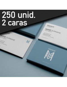 Tarjetas de presentación 250 UND.