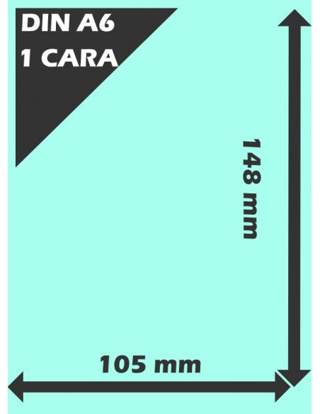 Flayer Din A6 1 cara