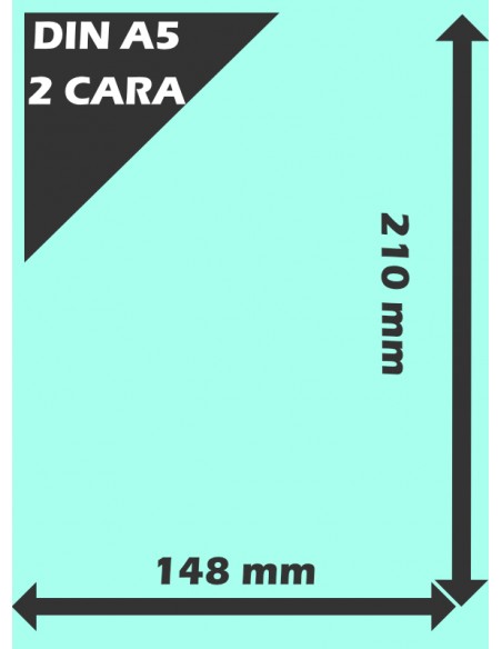 Flayer Din A5 2 cara
