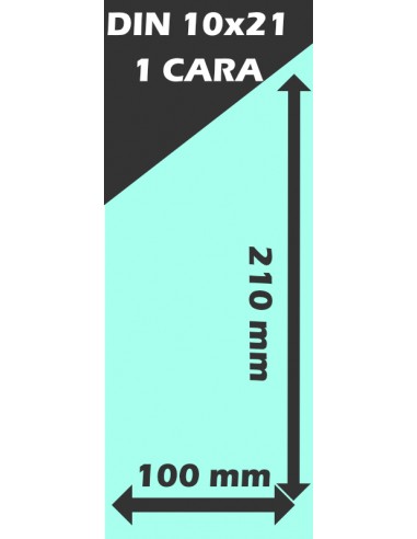 Flayer Din 10 x 21 - 1 cara