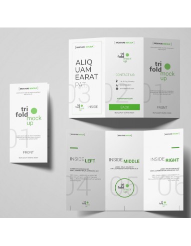Flayer A4 plegue Tres lados 2 Caras
