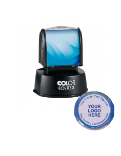 EOS R30 SELLO AUTOMATICO RECARGABLE - Ø 30 mm - tinta Azul