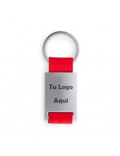 Llavero Metal Con Cinta Poliéster