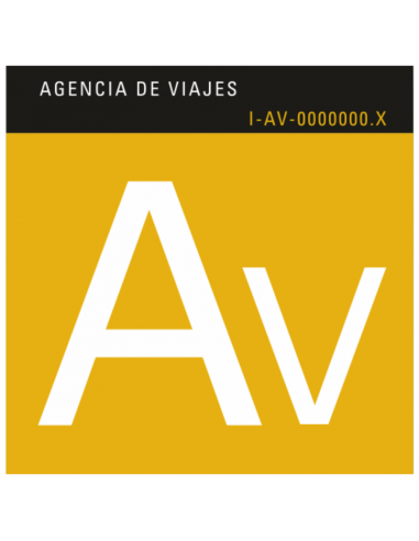 Placas Identificativas Canarias Agencia de  Viajes