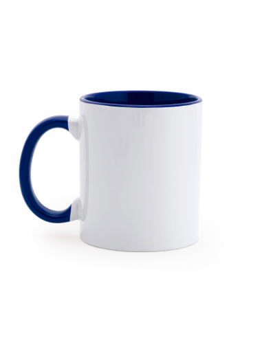 TAZA CERAMICA - ASA E INTERIOR COLOR - PERSONALIZADA