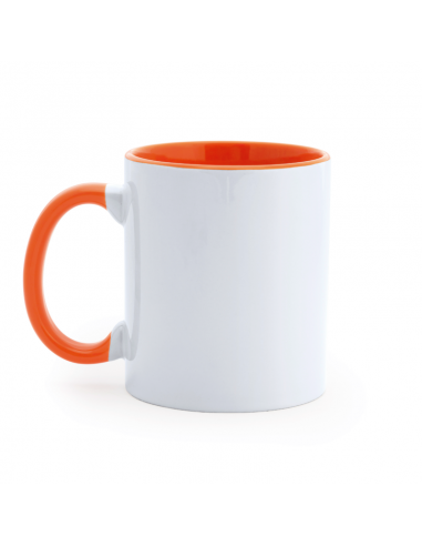 TAZA CERAMICA - ASA E INTERIOR COLOR - PERSONALIZADA
