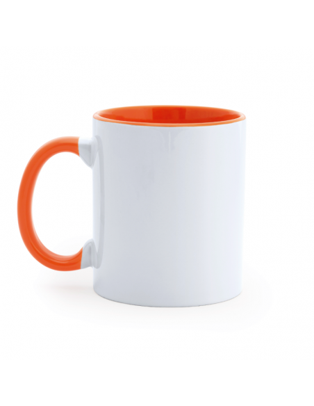 TAZA CERAMICA - ASA E INTERIOR COLOR - PERSONALIZADA