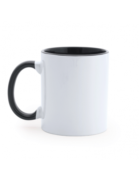 TAZA CERAMICA - ASA E INTERIOR COLOR - PERSONALIZADA
