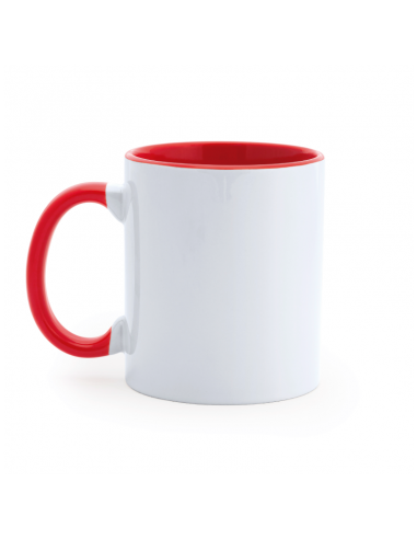 TAZA CERAMICA - ASA E INTERIOR COLOR - PERSONALIZADA
