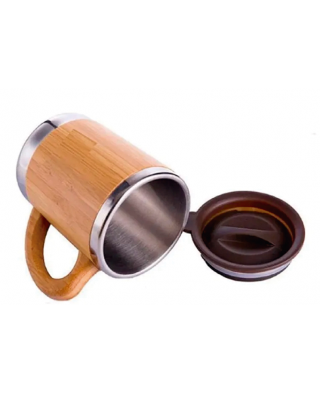 TAZA BAMBU - THERMICA - PERSONALIZADA LASER