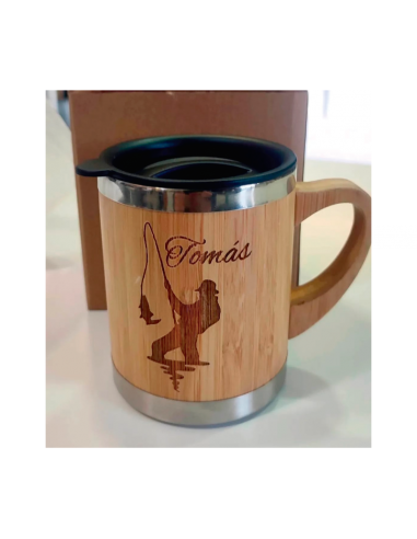 TAZA BAMBU - THERMICA - PERSONALIZADA LASER