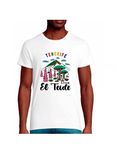 CAMISETA TEIDE TENERIFE / UNISEX WHT