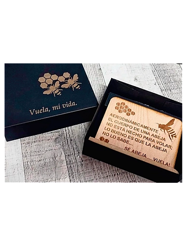 Placa Conmemorativa MDf Grabado Laser