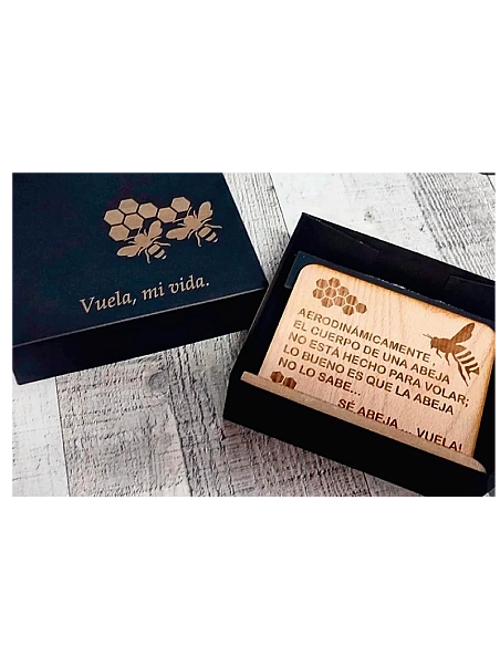 Placa Conmemorativa MDf Grabado Laser